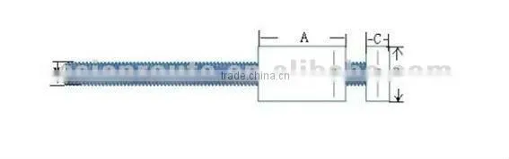 stainless steel tapping screw for glass standoff&handrail bracket
