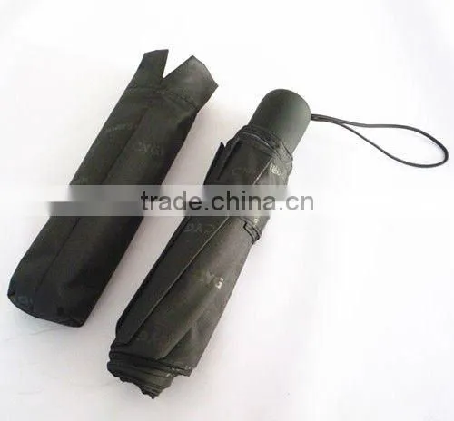 3 folding polyester parasol umbrella Portable check man's umbrella
