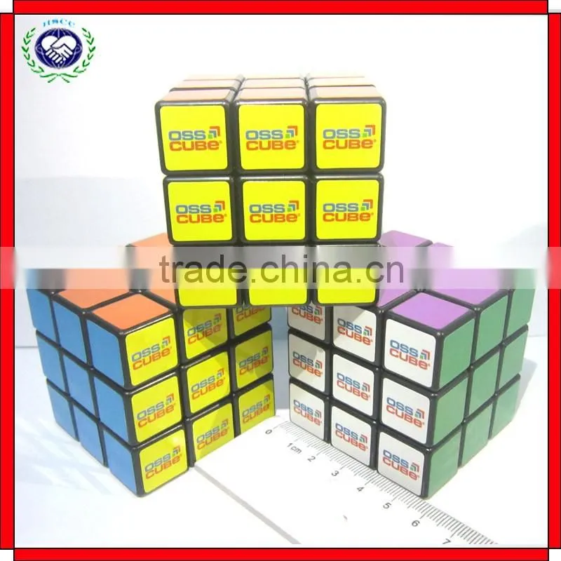 Customized Logo Plastic 3x3x3 5.7cm Square Cube