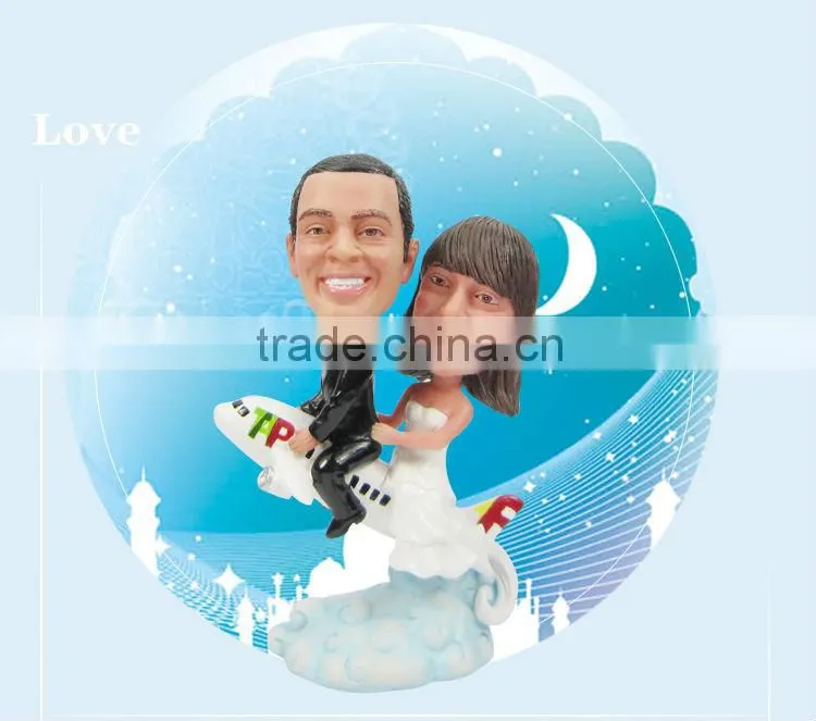 custom bride and groom cake topper