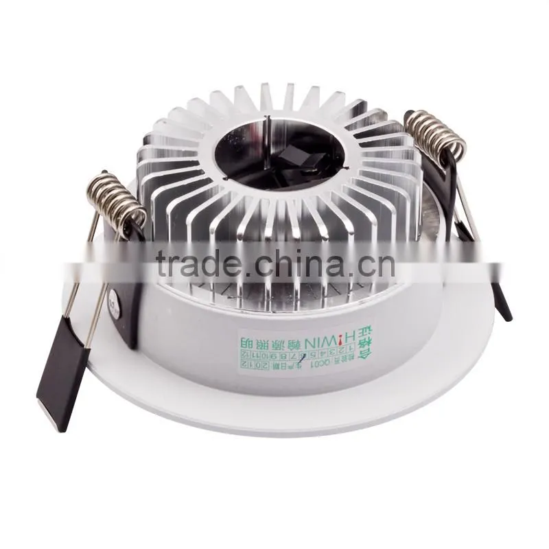 White color lamp HTD685 3W led downlight living room bedroom kitchen recessed LED downlight