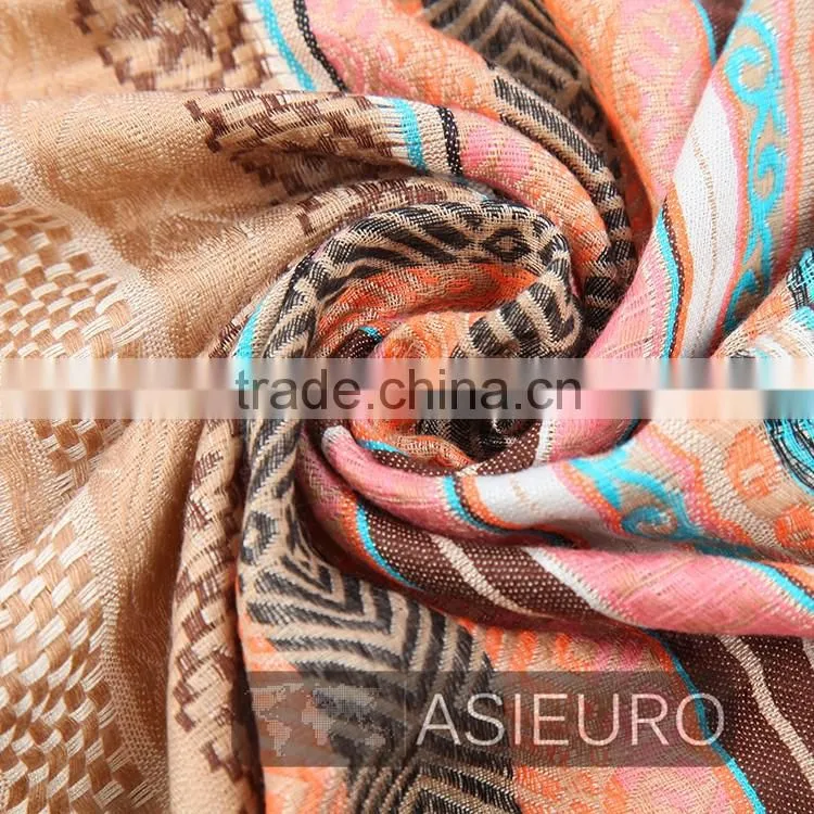 Fancy Colors Viscose Yarn Dyed Stole, BSCI and Sedex