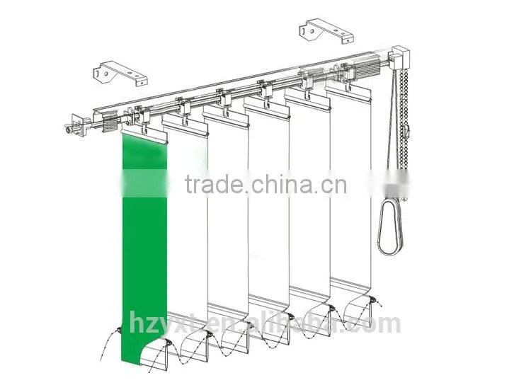 china PVC vertical blinds window blinds venetian blinds components spring roller blinds components