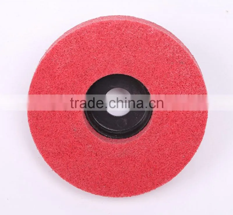 4 inch plastic backing Non-woven Polishing Disc for stainless steel