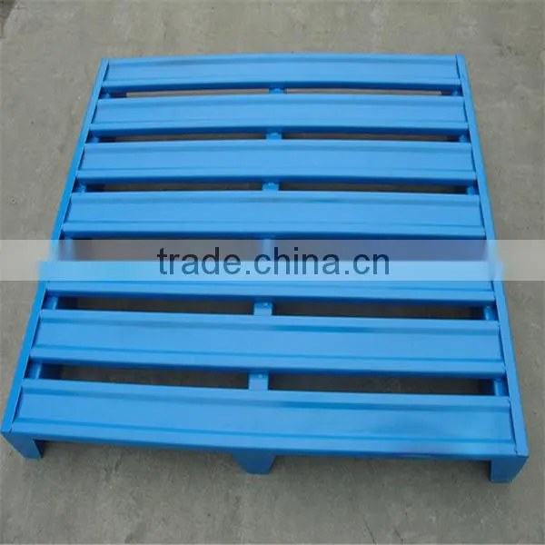 steel single /double side pallet ,storage metal pallet used