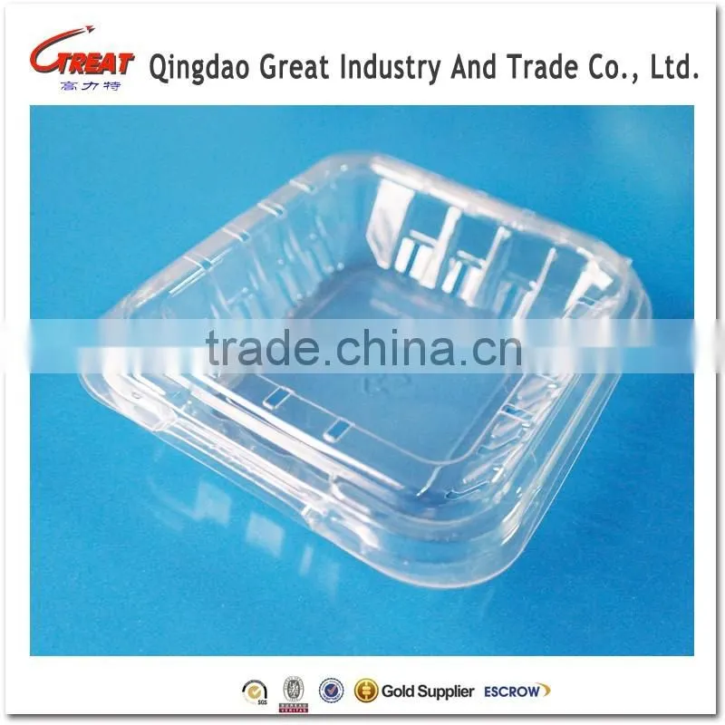 PET Disposable Blister Blueberry Clamshell Container