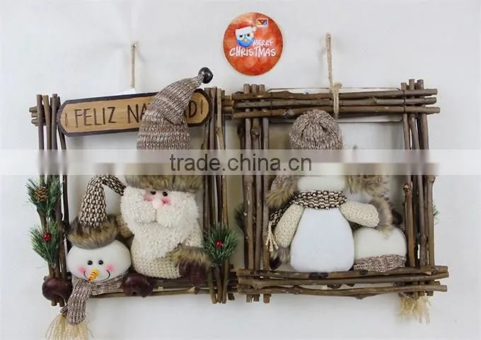 Christmas Santa Snowman Candy Xmas Gift Bag Hanging Handbag Stocking Filler