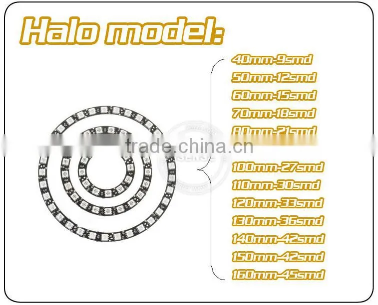 2014 HOT Selling 12v 5050smd Led Angel Eyes Bulbs Auto Parts