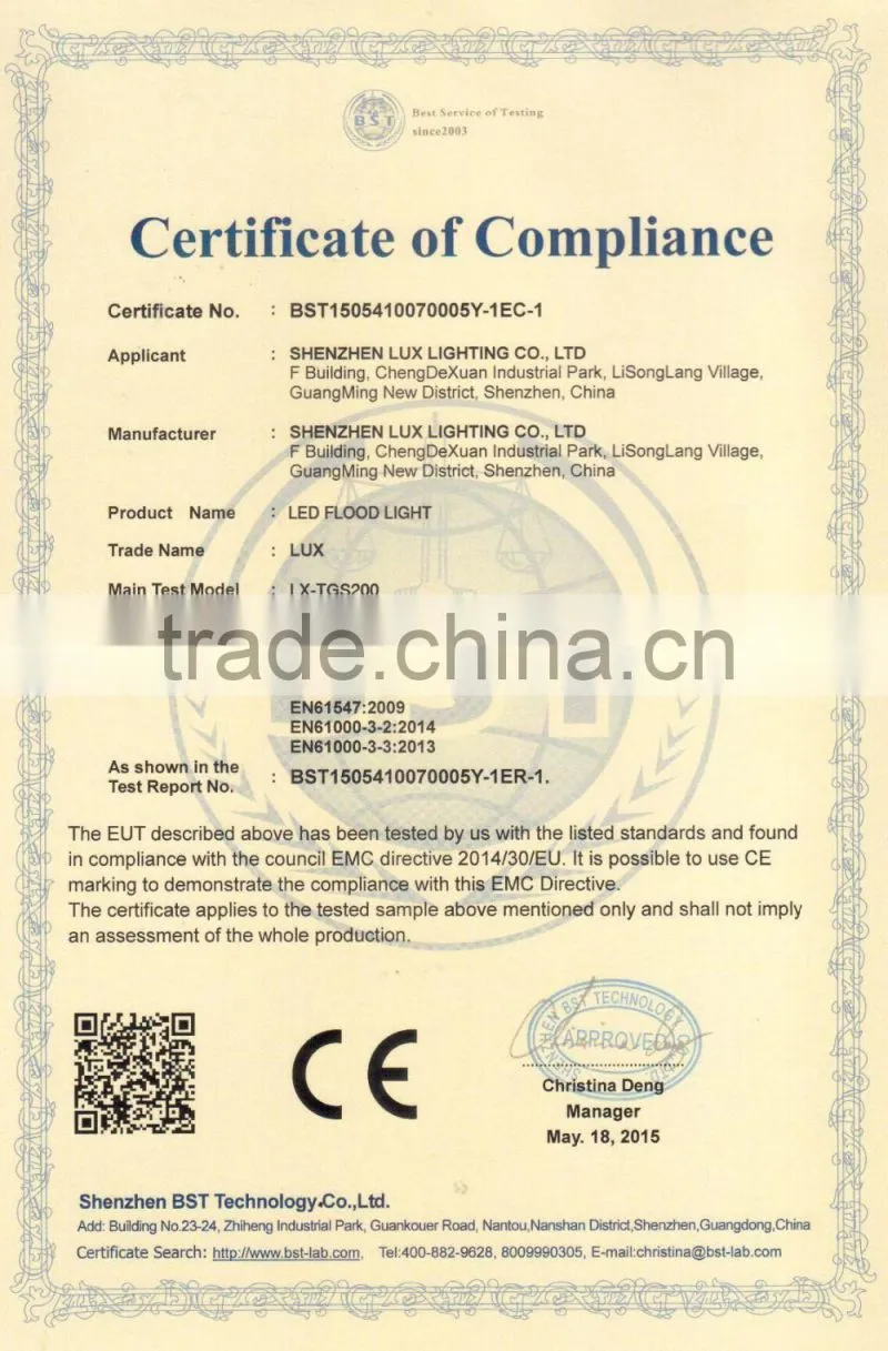 5 Years Warranty Promotion Price 2016 CE Rohs Approved Meanwell Driver Free Lighting Design 80W LED Flood Light