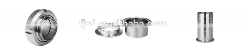 Forged easy install sanitary stainless steel hose coupling