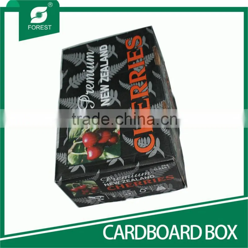 ONE TOP & ONE BOTTOM CORRUGATED CARDBOARD BOX PACKING SWEET FRUITS