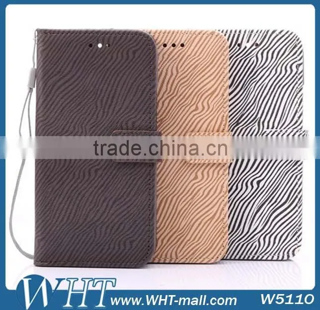 For HTC One 2 M8 Leather Case Zebra Luxury Mobile Phone Accessories