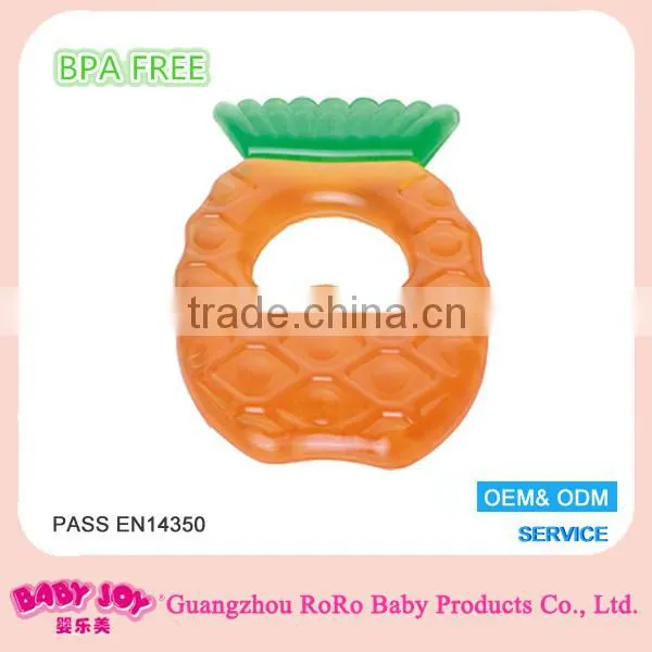 Water filled funny lovely fruit shape baby teether