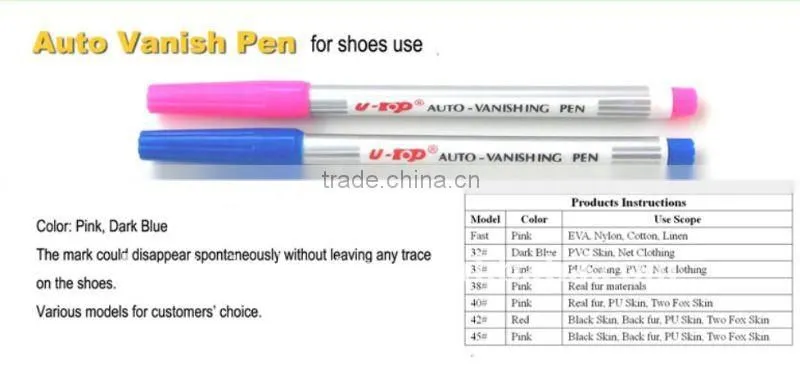 Leather Marker Pen/Auto VanishPen/Erasable Pen/Shoes Marker Pen/Air Erasable Pen/