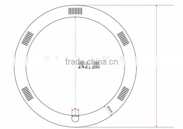 g10q natural white 4000k 18w 300mm T9 circular LED tube lightings