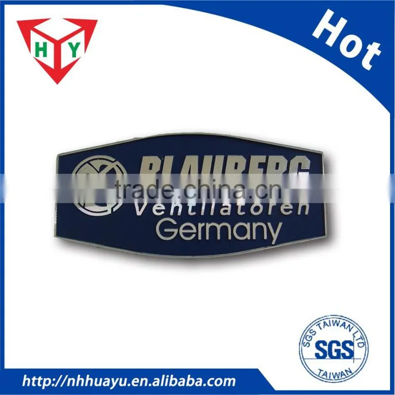 custom metal brand label