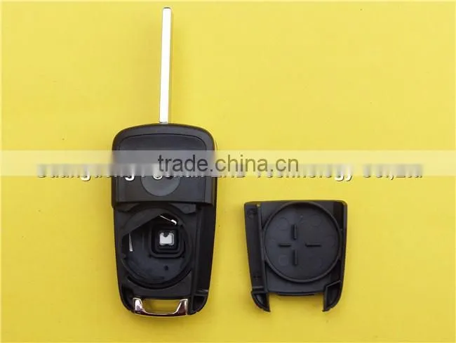3 buttons chevy GM remote flip key blank shell for Chevrolet Cruze plip key case
