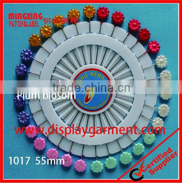 pearl head straight pins