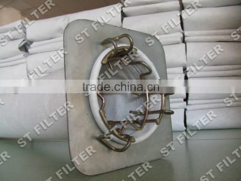 antistatic fiber dacron filter bag,dacron filter housing antistatic fiber,Dia140*3500mm