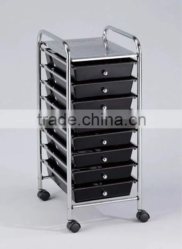 9 Plastic Drawer Storage Cart