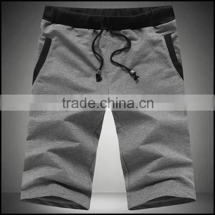 Top sale stylish designer short half cotton mens sweatpants pants with pocket
