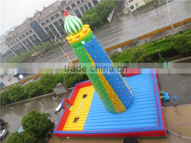 inflatable climbing rock wall/ climbing inflatable sports game