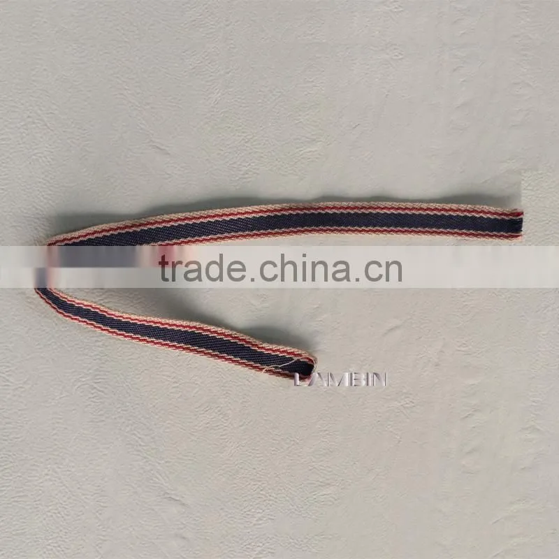 China Lambin safe jacquard letter round rayon webbing rope