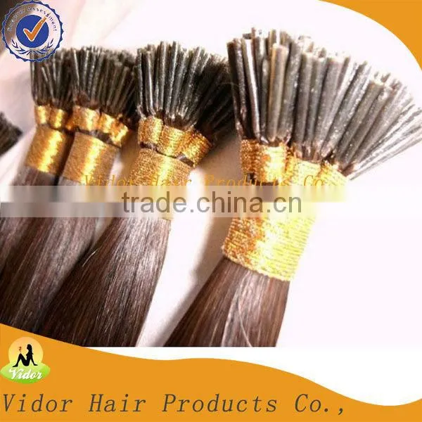 Nice Quality Brazilian Pre Tipped Keratin Hair Extensions/virgin Pre Bonded Fusion Hair Extensions/Pre Bonded Hair Extensions