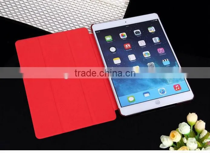 2014 new products Tri-Fold Sleep Smart Case Matte Cover Stand Holder For Apple iPad 5 5th iPad AirD0106