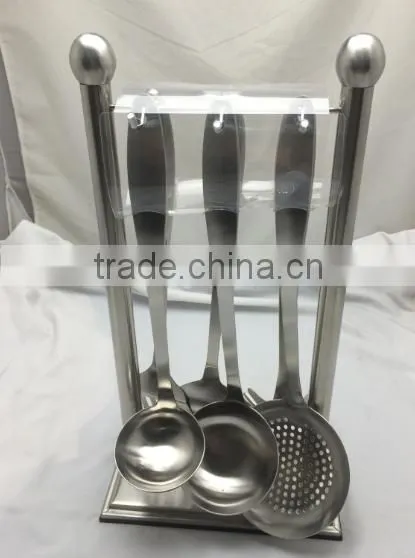 STAINLESS STEEL SLOTTED SKIMMER STRAINER SIEVE SPATULA KITCHEN UTENSIL SPOON