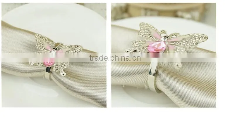 Hot Sale Nice Bulk Wholesale Rhinestone Napkin Rings For Weddings Decoration Diamond Crystal high quality
