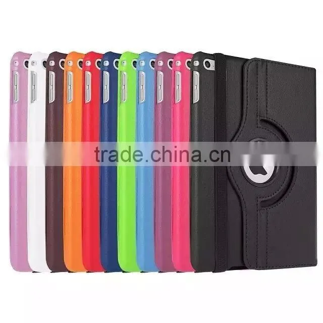 Cheap Price 360 Degree Rotation PU Leather Cover For iPad Mini 4