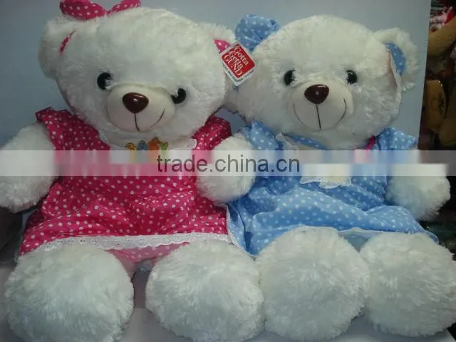 HI EN71 Cheap Custom Pink And Blue Teddy Bear