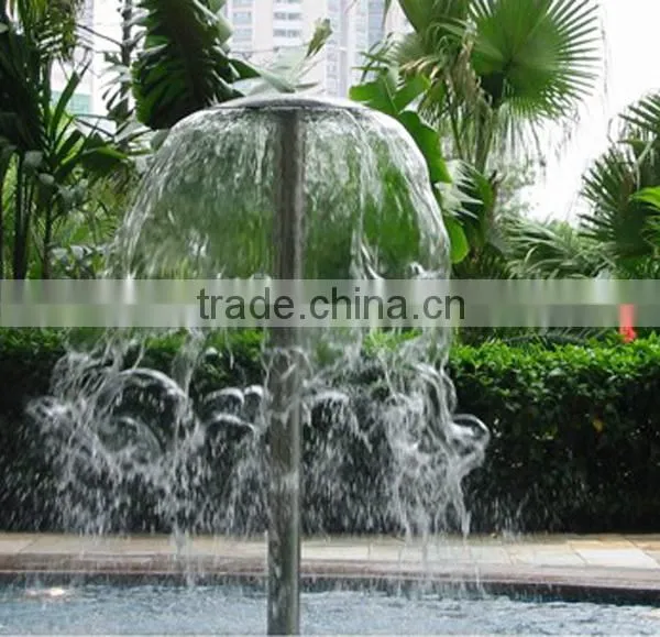 2014 summer hot sale water park fountain Special design stainless steel mushroom fountain