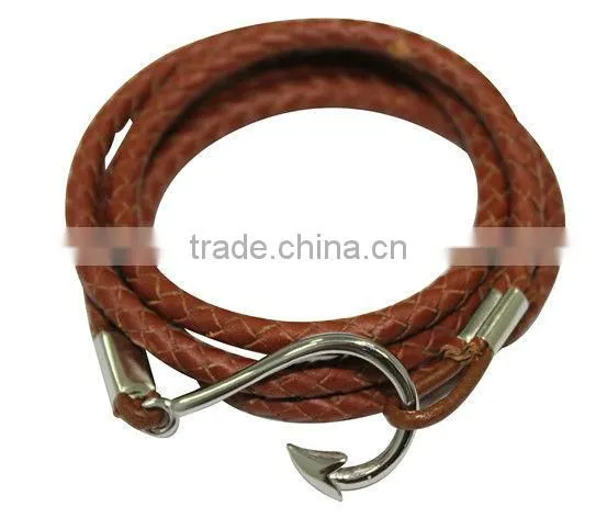 jewelry ninghuiarts leather bracelet fishhook bracelets manufacturers