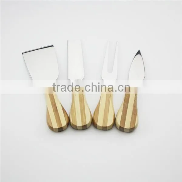 High quality 4 pcs cheese butter knife spreader tools set