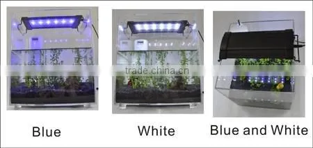 ECO Aquarium Top Fish Tank Over-Head Lamp LED Light Blue/White RGB Color