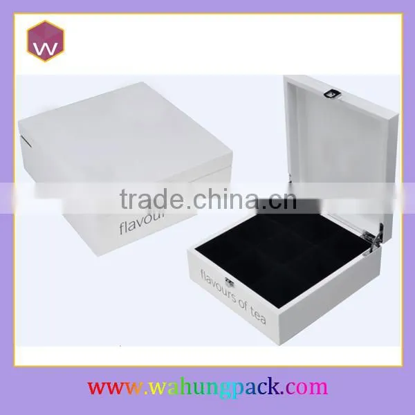 Luxurious Direct Sale Black Wooden Packaging Wine Box Wholesale Price