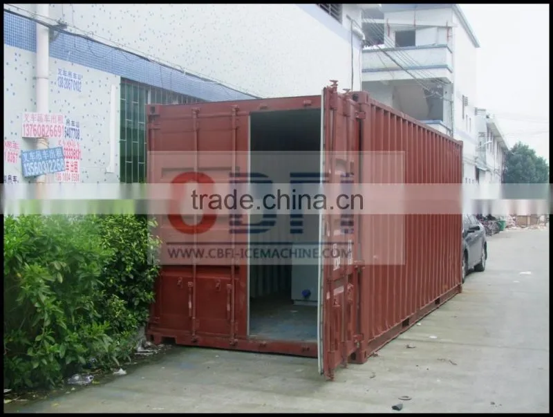 Top quality CE approved containerized block ice machine for sale