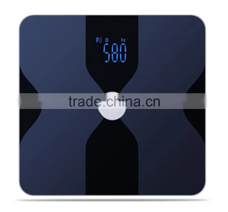 Free APP Wireless Bluetooth Body Fat Scale Support with Ios/Android System