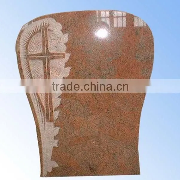 Multicolor Red Granite Gravestone With Good Price