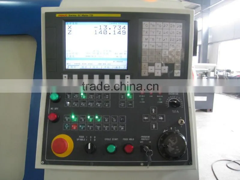 CNC450B-1 horizontal turret lathe with slant bed / cnc lathe machine cutting tools