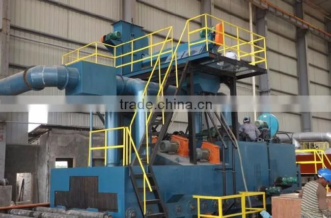 Roller conveyor H Beam Shot Blast cleaning Machines