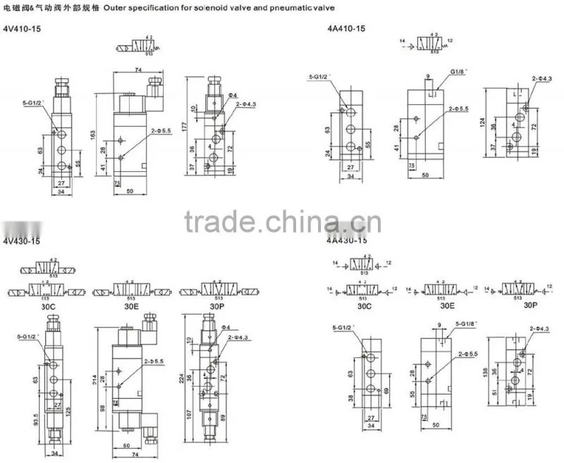 4V400 Series pneumatic solenoid valve company sale