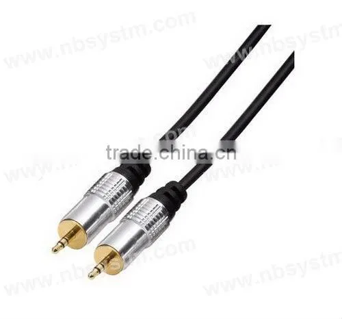 Assembly Type 3.5mm Stereo Plug to 3.5mm stereo plug