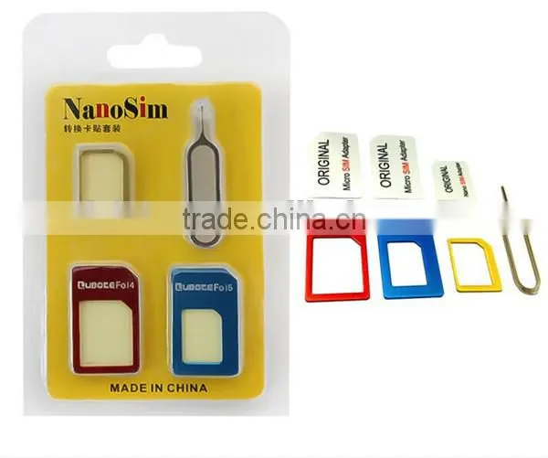 Top level hot-sale 2 in 1 for nano micro sim adapter cutter