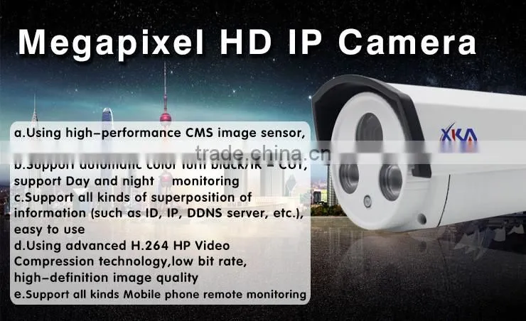 Support all kinds of mobilephone remote monitoring security camera