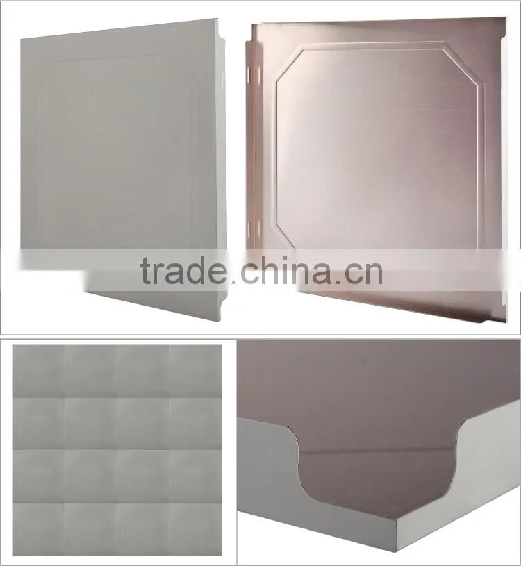 Quality sssured 600*600mm decorative aluminum integrated ceiling