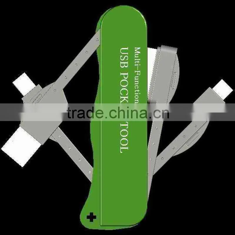 6 in 1 foldable usb charger for mobile Phones