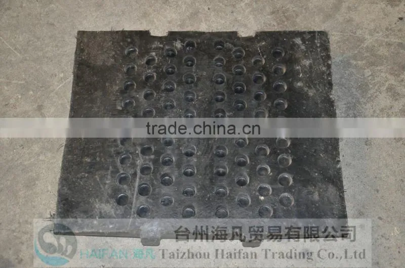 500*600*50mm Traffic Removable High Quality Speed Hump/ European standard High strength road speed bump for safety